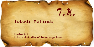Tokodi Melinda névjegykártya